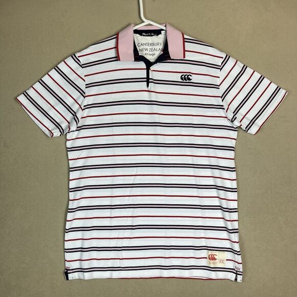 Canterbury Polo Shirt Adult XXL Played in Heaven Rugby Short Sleeve Logo Men - Picture 1 of 13